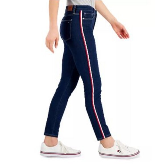 Tommy Hilfiger Flex Classic Stripe Tribeca Skinny Jeans - Picture 1 of 11